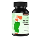 15 יום Gut ניקוי Detox עבור נשים וגברים, Gentle Gut קול ניקוי Detox עם Psyllium Husk, Cascara Sagrada, Senna ו Probiotic טבעי Laxative, 30 קפסולות