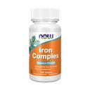 תוספי מזון עכשיו, תרכובת ברזל, non-constipating *, Essential מינרלים, 100 טבליות