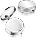 Sibba Portable Medicine Pill Case, Travel Multi-Functional Moisture Proof Box for Purse & Pocket, Metal Medicine PillPSKer Box for ויטמינים, שמן דגים ותוספים (1 השוואת)
