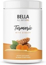 Bella All Natural Turmeric ו-Gingאבק - Antioxidant and Improved Digestion (300 גרמים)