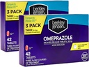 berkley jensen Omeprazole 20 מ"ג נדחה טבליות - Heartburn Medicine- Acidductionr Pills - Treats Frequent Heartburn - 3 x 14-Day Courses, 42 Count (Pack of 2)