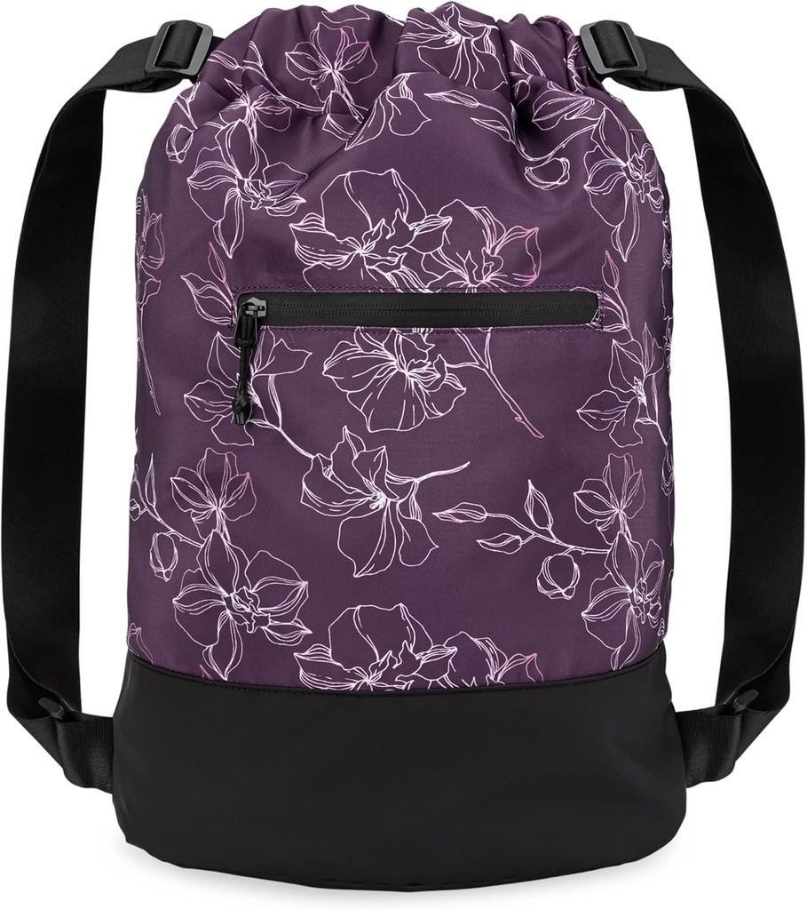 GOMOYO Flex C אינץ 'ציירת מותג עבור נשים | Plum - Flowers | 18" x 7"