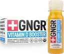 +GNGR ויטמין D Booster - Immunity Booster Edition Cold-Pressed Gig Shot with Pineapple, Passion Fruit, Orange, Turmeric & ויטמין D3. Mood, Immunity & Energy. 2 floz (Pack of 12)