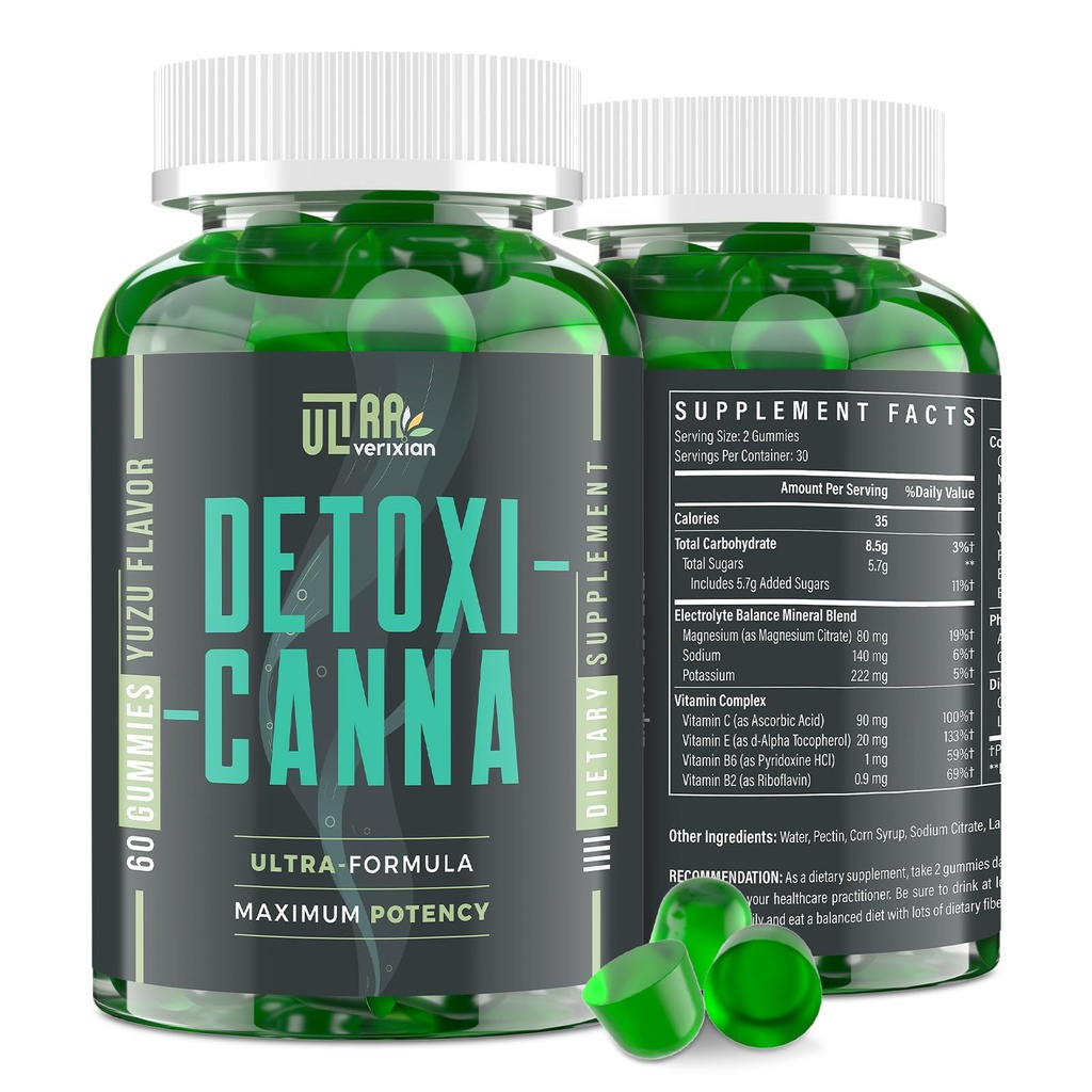 Detox ניקוי חניכיים - Liver, Gut, Kidney ניקוי Detox & תיקון, גוף מהיר ויעיל ניקוי גוף מלא הטוב ביותר עבור נשים וגברים עם שביל חלב - טבעי מבוסס Detox תוסף, 60 מסטיק