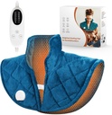 אדן במשקל עבור צוואר וכתפיים ובחזרה, 2.5lb Neck Heating Pad for Back Pain Relief, Shoulder Heating פא עם 5 הגדרות חום, 4 הגדרות זמן, מתנות יום האהבה לנשים גברים