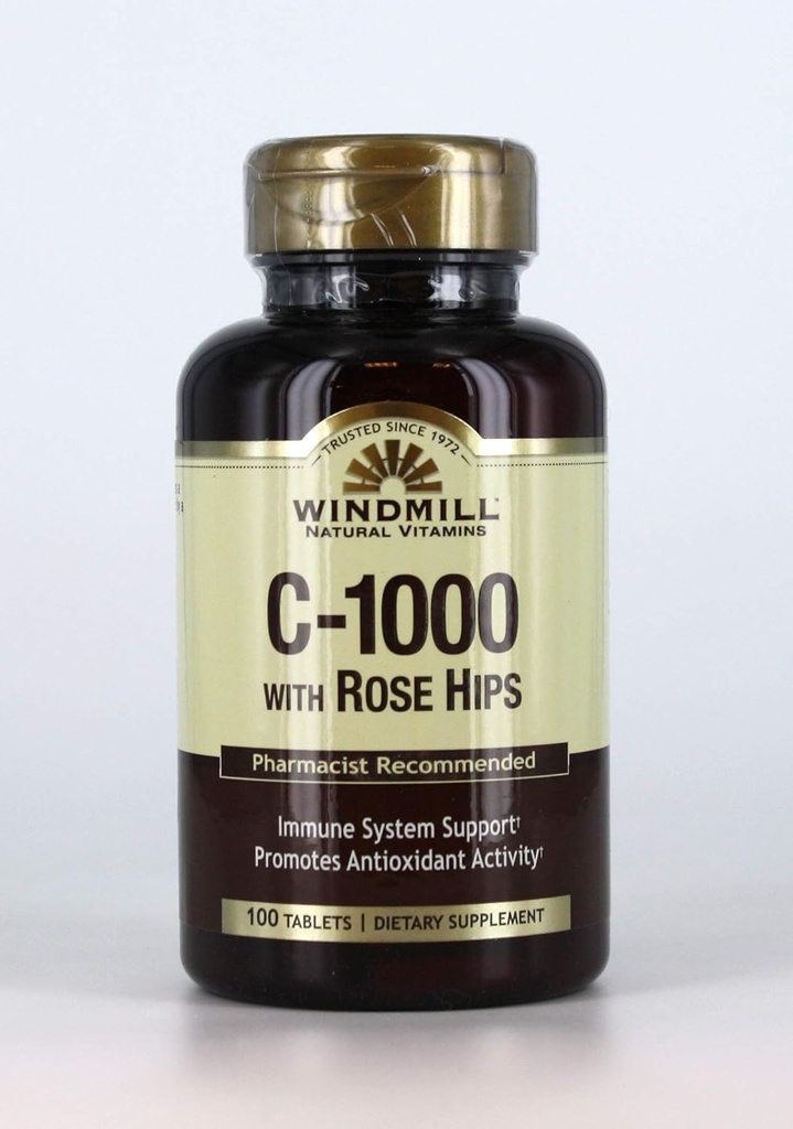 ויטמין C TABS 1000MG R/H WMILL Size: 100