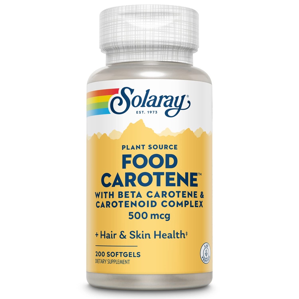 SOLAרי מזון Carotene, ויטמין A 10000 IU
