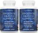 תוסף בריאות Prostate לגברים A Complex with Saw Palmetto Multi-Ingredient Formula, 30 ויטמינים סינרגיסטים והרבס כדי לתמוך Prostate ו- Urinary Tract Health, Two Bottle Pack 40 Day Supply!