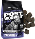 Bully Max 2-in-1 Post-Workout Recovery Support Chews - ויטמינים לכלבים ומזון תוספי מזון עבור Small & Large Breeds - Puppy and Adult doghydrtion & Electrolyte Replenishment - 75 Soft and Tasty Chews