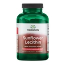Swanson Sunflower Lecithin - תוסף צמחי לקידום תפקוד המוח בריא - פורמולה טבעית תומכת בבריאות הלב & בריאות Lipid Balance - (90 Softgels, 1200mg כל אחד)
