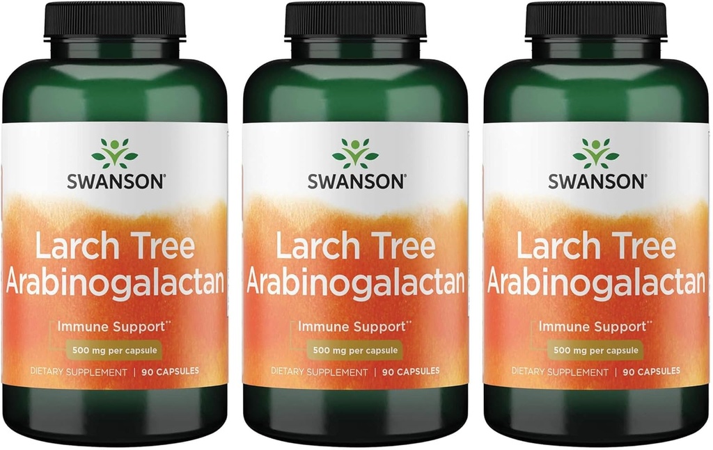 סוונסון Ultra Larch Tree Arabinogalactan 500 מ"ג 90 ק"ג
