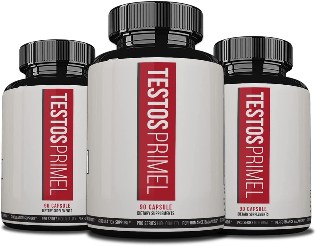 Testos Primel מתקדם פורמולה, TestosPrimel עבור השרירים, Testoprime, 270 קפסולות, 3 חודשים אספקה