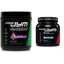 Pre JYM Grape Candy Pre Workout, Post JYM Active Matrix Post-Workout with BCAAs, Creatine HCI, Beta-Alanine | 30 משרתי כל אחד