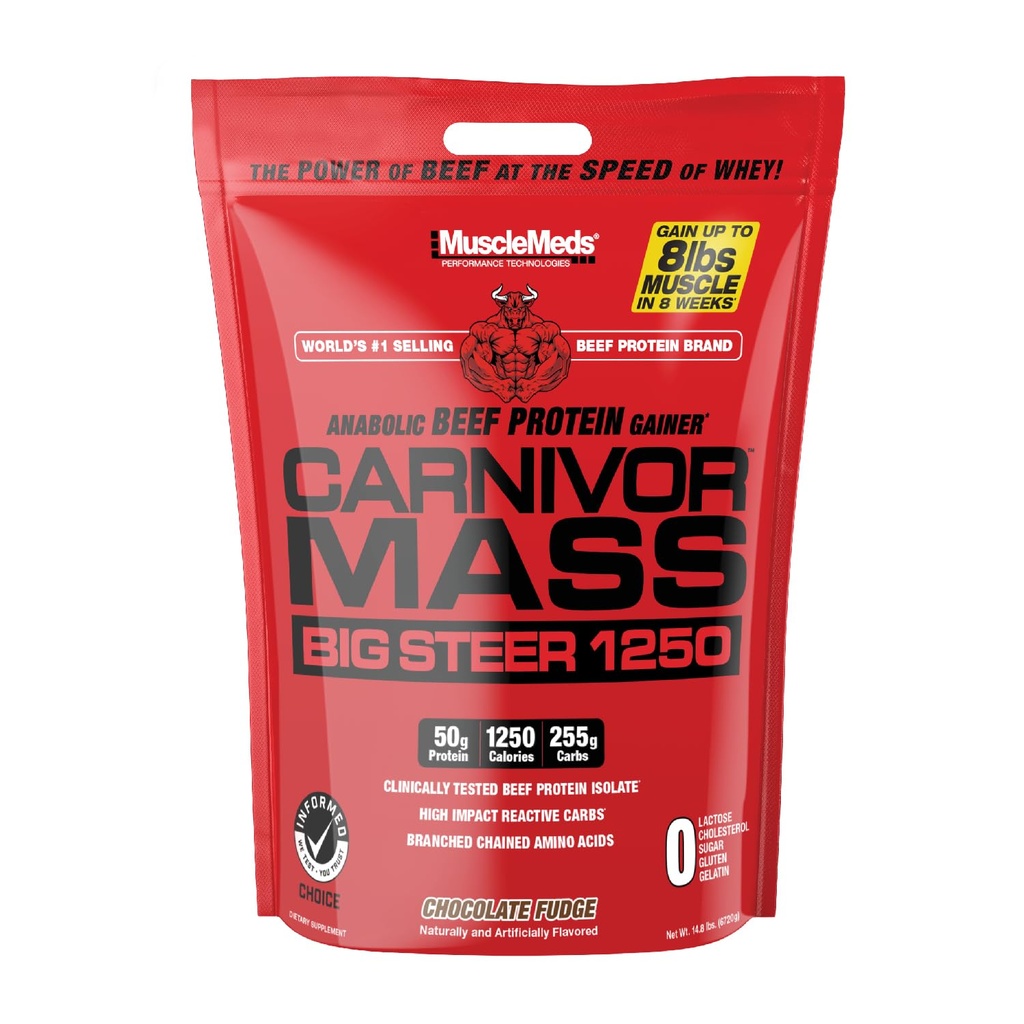 שריר מסה שוקולד גדול Steer 1250, 15 Lb (Packaging May Vary)