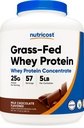 חומרים מזינים Grass-Fed Whey חלבון ריכוז (Chocolate) 5LBS - Undenatured, non-GMO, Natural Flavors.
