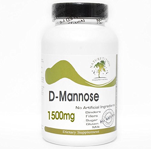 D-Mannose 1500mg / 180 קפסולות / טהור / על ידי תוספי PureControl