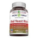 פורמולה מדהימה של Yeast Rice 1200 מ"ג פרי קפסולות לשרת | Non-GMO |ten Glu | Made in USA (1 Pack, 120 Count)