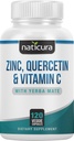 Znc Quercetin עם ויטמין C ו Yerba Mate - 4in-1 תזונה תוספת תמיכה תזונתית - 120 קפסולות Veggie - מיוצר בארה"ב