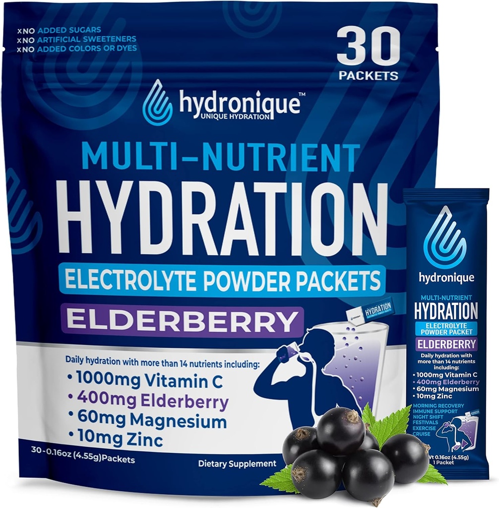 אבקת hydronique hydronique hydronique hydronique hydrotion Packets | Low Sodium Electrolytes אבקה