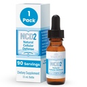 Waiora NCD2 הפעילה את הטוב ביותר של טיפות נוזלי Zeolite טהור - גוף טבעי ניקוי ו Immune תמיכה עם נוזל Zeolite Clinoptilolite, pH Balance Formula, All-Natural - 1 בקבוק (0.5 oz).