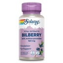 SOLAרי בילברי לחלץ 160 מ"ג, תמיכה ב- Eye Health & Circulation, 36% Alcyanosides Plus Blueberry, טבעוני, 30 VegCaps