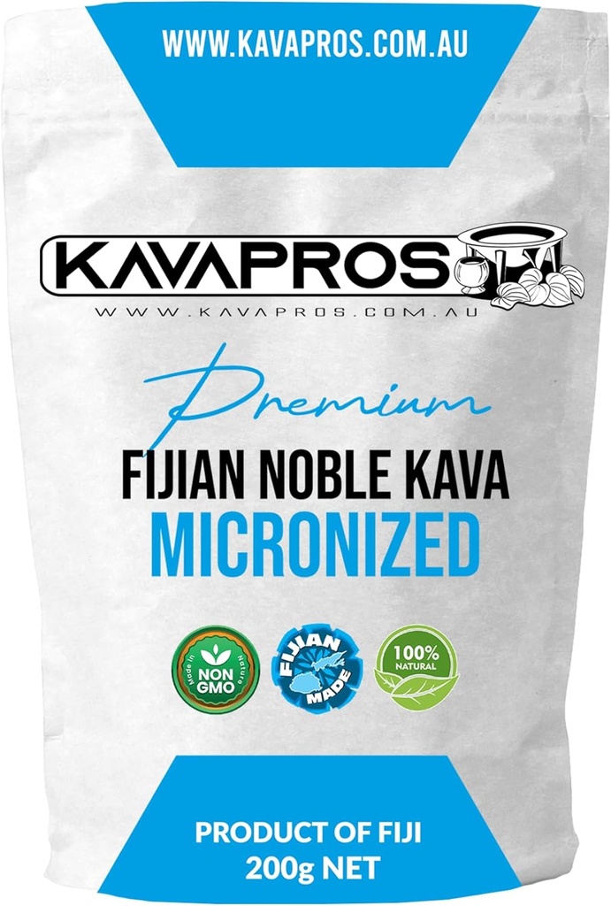 Premium Micronized Kava Pure Fiji Kava אבקה עשוי 6yr Old Root