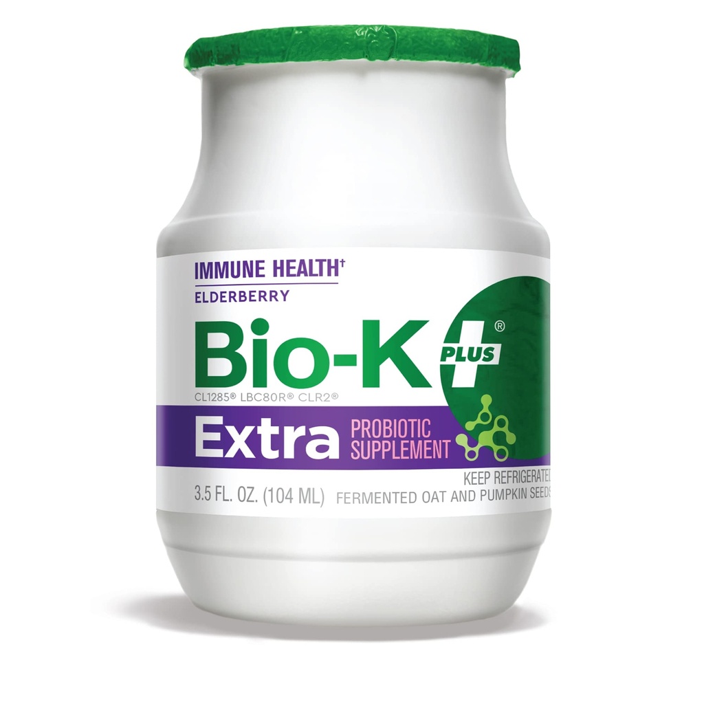 Bio-K Plus Organic Elderberry Immune Probiotic 6Pk, 3.5 Fz