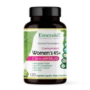 Emerald Labs Women's 45+ Clinical Multivitamin לתמיכה מקיפה, Bone & Heart Health * מיועד לנשים 45+ - Gluten-Free & Vegetarian - 120 קפסולות ירקות (30 ימים אספקה)