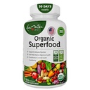 ירקות אורגני Superfoods פירות ו Veggies מורכב - תוספת תזונתית עם 14 ירוק ו 14 פירות וירקות עם אלפאאלףה עשיר ב חומרים אורגניים שאינם GMO 60 קפסולות