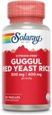 SOLAרי Guggul Gum Extracting & Red Yeast רייס | תמיכה פונקציונלית קרדיווסקולרית בריאה | רפואה סינית עתיקה ורפואה Ayurvedic Medicine Combo