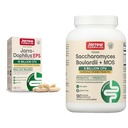 Jarrow Formulas Jarro-Dophilus EPS Probiotics 10 מיליארד CFU Saccharomyces Boulardii Probiotics + MOS 5 מיליארד CFU Probiotic Yeast