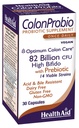 HealthAid VoiceProbio 82 מיליארד עם Prebiotic, 14 סטרינס, פעם דיילי, 30ct, Optimum Colony Care, Acid & Bile Resistant, חלב חינם, Gluten Free, non-GMO