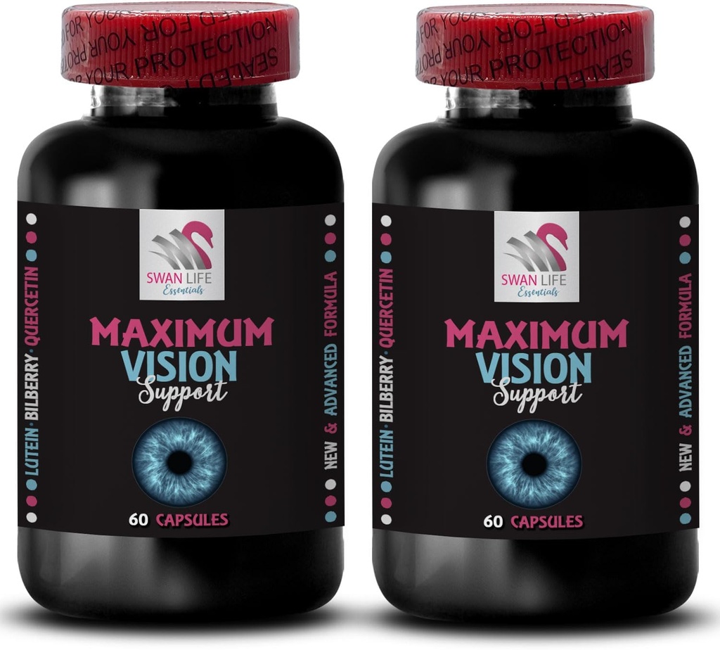 מחדד עין - EYE VISION SUPPLEMENT - עדשות ברורות, מיקוד טהור, יתרון להתמקד, חזון מבריק, דיוק חזון, דחיפה חזותית, עדשות מיקוד, בהירות עיניים, תמונה טובה 2 בקבוקי 120 קפסולות
