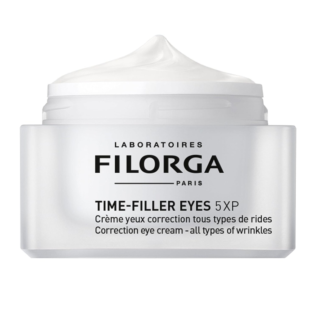 Filorga Time-Filler Eyes Anti Aging and Wrinkle Reducing Eye Cream with Hyaluronic Acid to Minimize Wrinkles and Dark Circles, Lift Eyelids, and Enhance Lashes