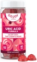 Uric Acid Support Formula for Adults - Tart Cherry Gummies with Celery Seed Extract - for Men and Women's Joints Kidneys ועוד - Soy & Sugar Free