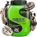אכילת מינים Isolyze אבקת חלבון Whey, 100% Whey Isolate עבור בניין שרירים, 27.5g חלבון Per Scoop, No Sugar & Low Fat (Cookies & Cream, 44 משרתים)