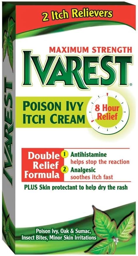 Ivarest Anti-Itch Cream, כוח מקסימלי, Medicated, 2 Ounce - קניית חבילות ו- SAVE (Pack of 2)