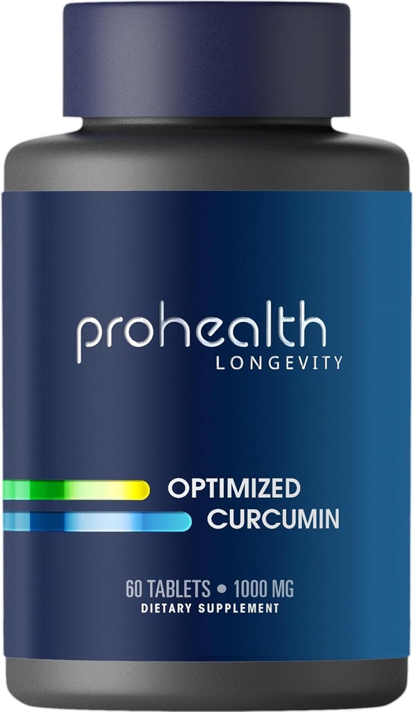 ProHealth Longevity Optimized Curcumin Longvida® - 1000 מ"ג, 60 טבליות