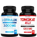 L Citrulline 3000 מ"ג תוסף (240 ספירה) L Arginine & Nitric Oxide Pills - טונגקט עלי עבור גברים 1200 מ"ג 200 ל 1 הפקה - (120 Count) תמיכה כוח,Drive & אתלטיקה ביצועים - טבעוני & USA Made Made