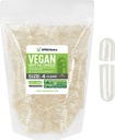 XPRS Nutra Size 4 קפסולות ריקות - 5000 Count Small Clear Vegan קפסולות - קפסולת ירקות DIY מילוי - מלא Do-It-Yourself Veggie Pill Caps עבור תוספי מזון