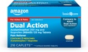 טיפול כפול Acetaminophen 250 מ"ג ו Ibuprofen (NSAID) 125 מ"ג טבליות, 216 Count