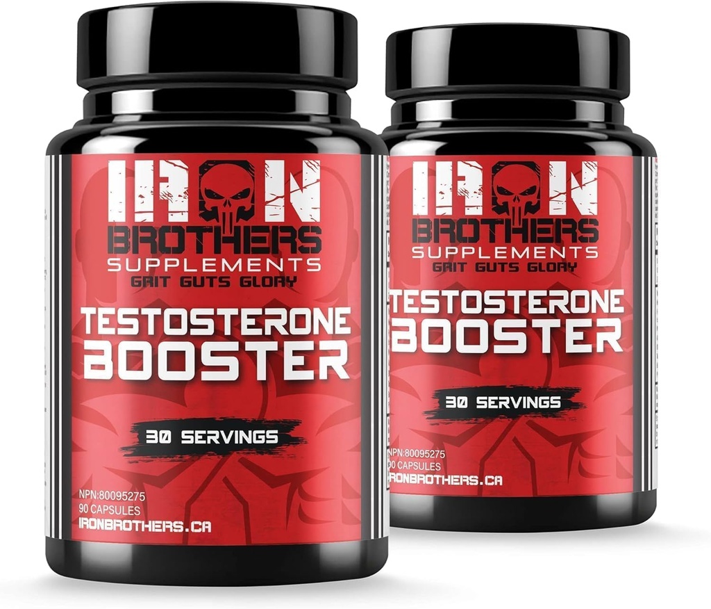 תוספי טסטוסטרון Booster עבור גברים - Estrogen בלוקer - תוספת אנרגיה טבעית, כוח וסטמינה - Lean שריר צמיחה - מקדם אובדן שומן - עלייה ביצועים זכר (2 בקבוקים)