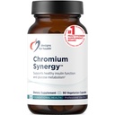 עיצוב בריאות Chromium Synergy - non-GMO Chromium Nicotinate Glycinate Chelate תוספת עם Vanadium, ויטמין D, Manganese, Zinc + Taurine - בסיס אבקת קינמון (90 קפסולות)