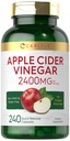 Karlyle Apple Cider Vinegar כמוסות 2400 מ"ג | 240 Count | Non-GMO, Gluten Free Supplement