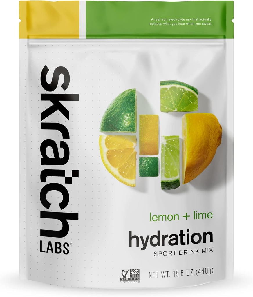 Skratch Labs תרגיל הידרציה לערבב לימונים + Limes Resealable Bag