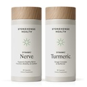 Stonehenge Health Dynamic Nerve + דינמי Turmeric Bundle תוספי תמיכה נוחות, טילינג, Numbness, Burning