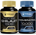 Goodness LABSRX reveratrol כמוסות עם כילאג'יט טהור כמוסות ההימלאיה