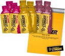 Honey Stinger Organic Energy Gels - Variety Pack עם Stickerre - 12 Count - 4 של כל פלבדור - מקור אנרגיה עבור כל פעילות - Acai Pomegranate, Gold & פירות Smoothie