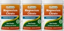 Best Naturals Magnesium Glycinate אבקת - 1 פאונד (1 LB (Pack של 3)
