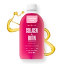 MAËLYS Super Charged Liquid Collagen for Women - Collagen Peptides תוספת עם ביוטין לשיער, עור וציפורים - קולג'ן פפטידס